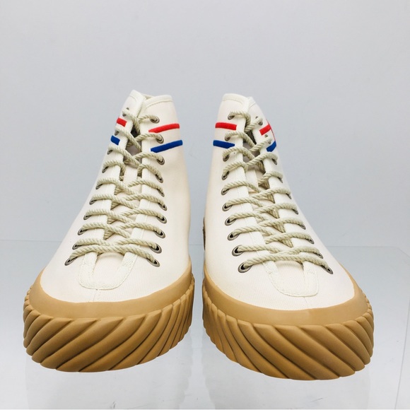 Gucci Interlocking G High Top Men’s Sneakers Myst White 703033 9ARZO 9097 - Picture 9 of 16